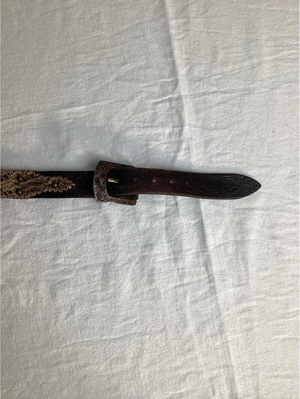 Beckon leather vintage belt size S